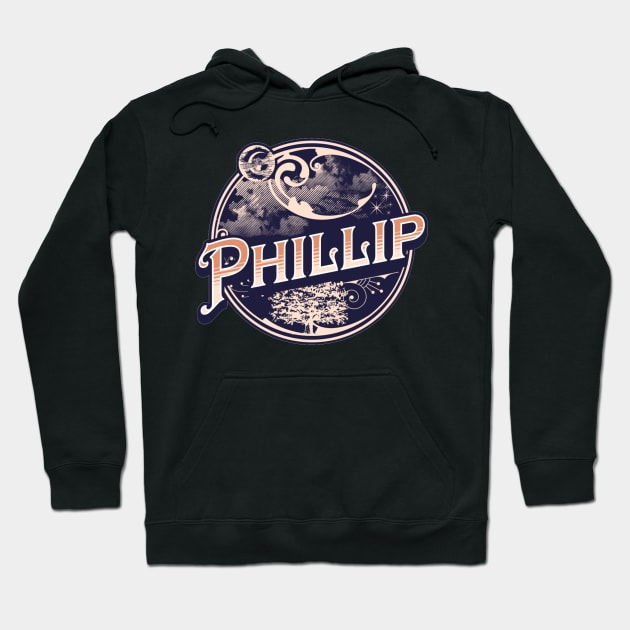 Phillip Name Tshirt Hoodie by Renata's